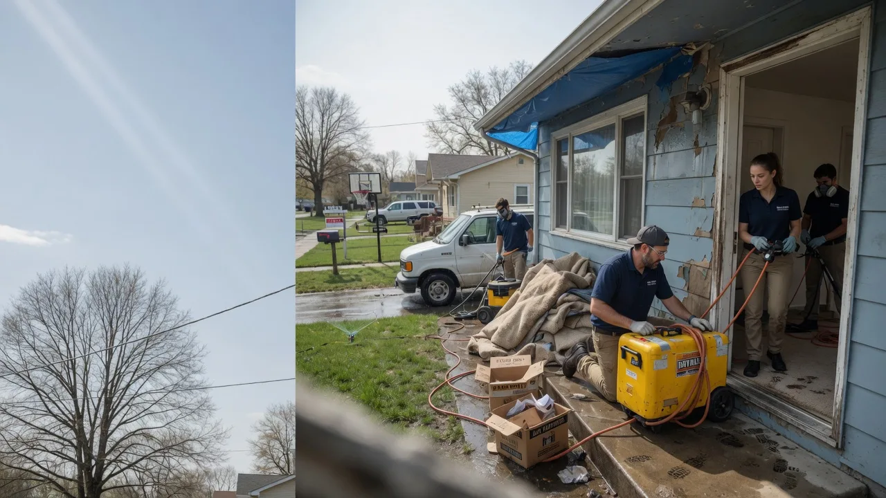 Basement Flood Cleanup in What Cheer, IA near me